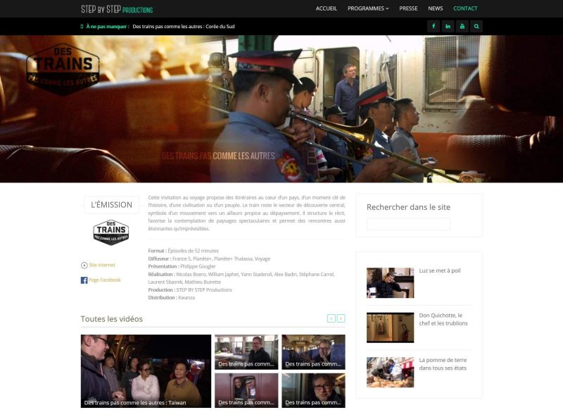 Des Trains pas comme les autres I Step by Step Productions